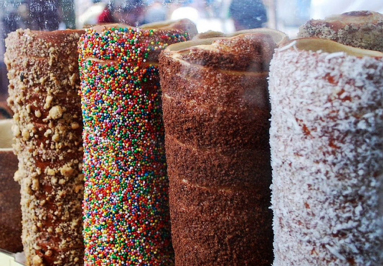 Kürtőskalács eladó - Karácsonyi vásár