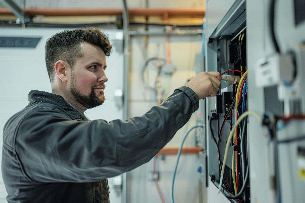 Low-current installer - student work